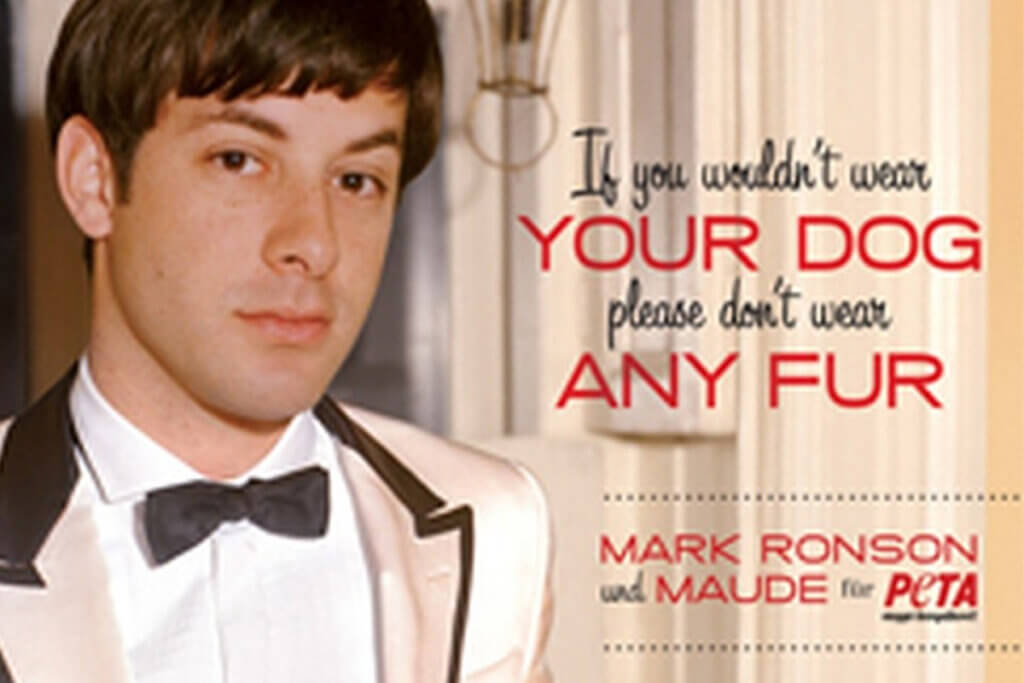 Mark Ronson PETA Motiv
