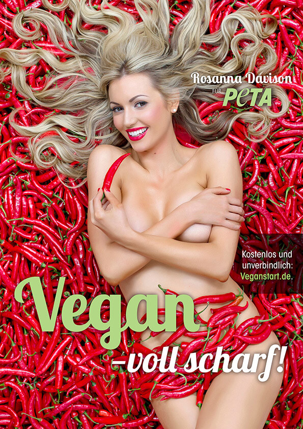 PETA Motiv Rosanna Davison