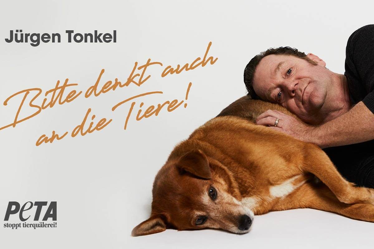 PETA Motiv Jürgen Tonkel
