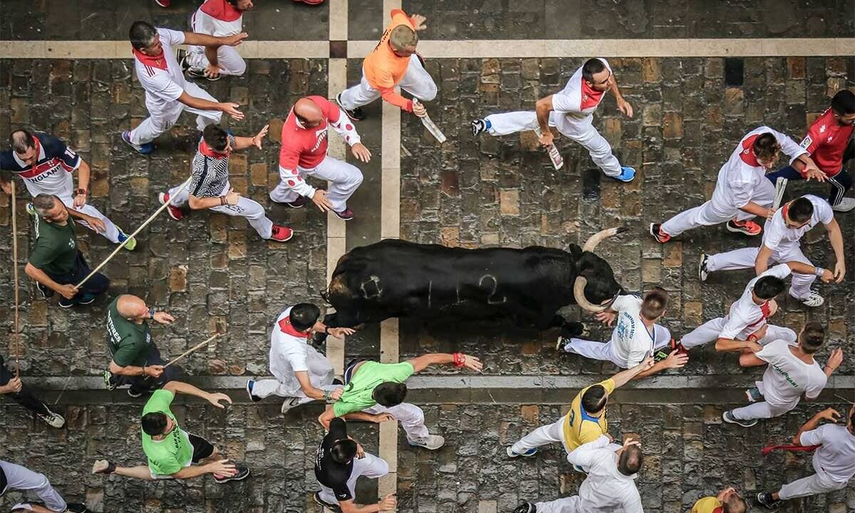 Pamplona Stierrennen