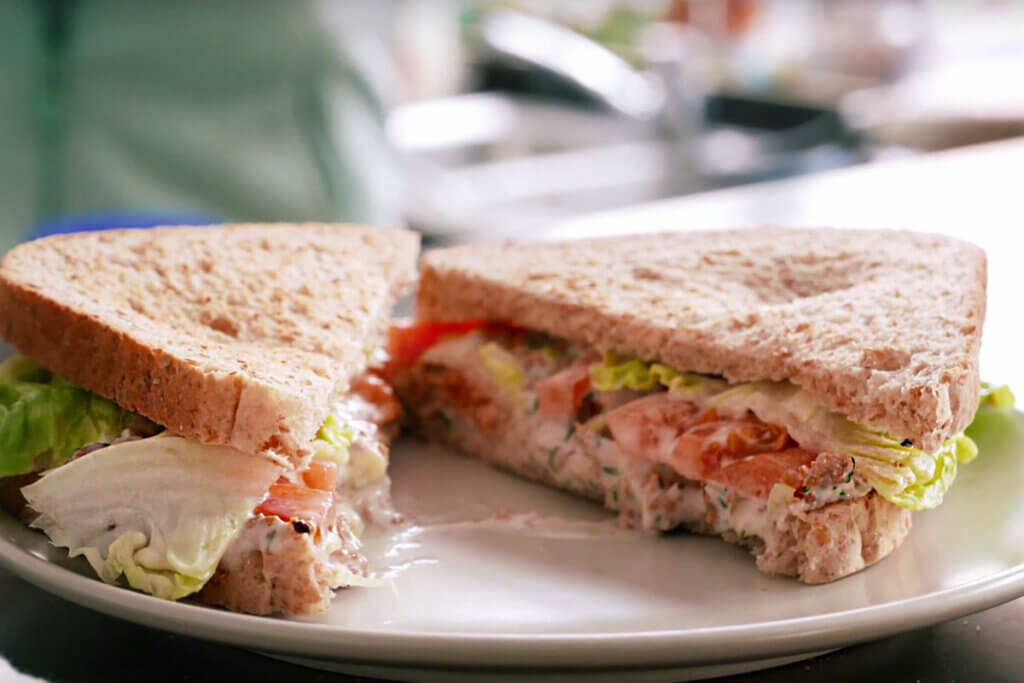 Veganes Thunfisch Sandwich