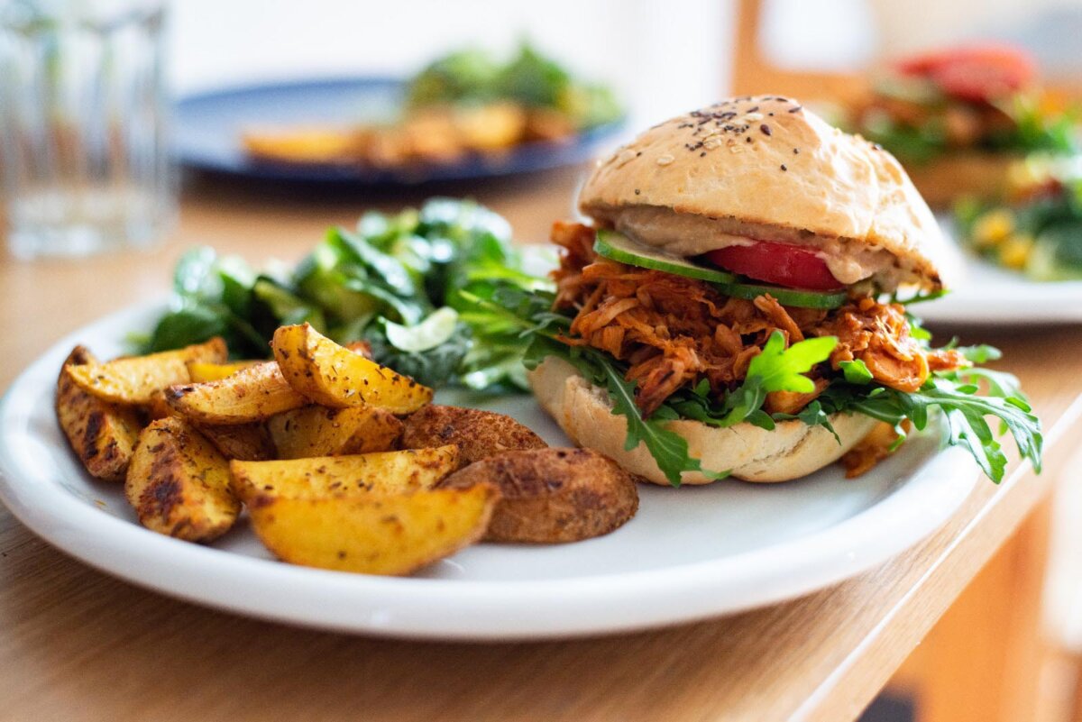 Jackfruit Burger – Pulled Pork aus Jackfruit