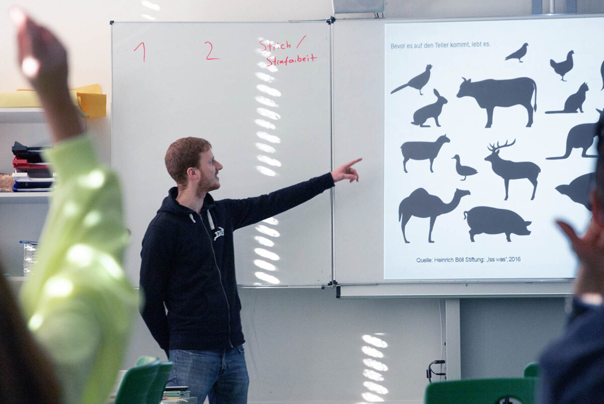 Tierschutz im Unterricht – PETA mit Vorträgen und Workshops zu Tierrechtsthemen