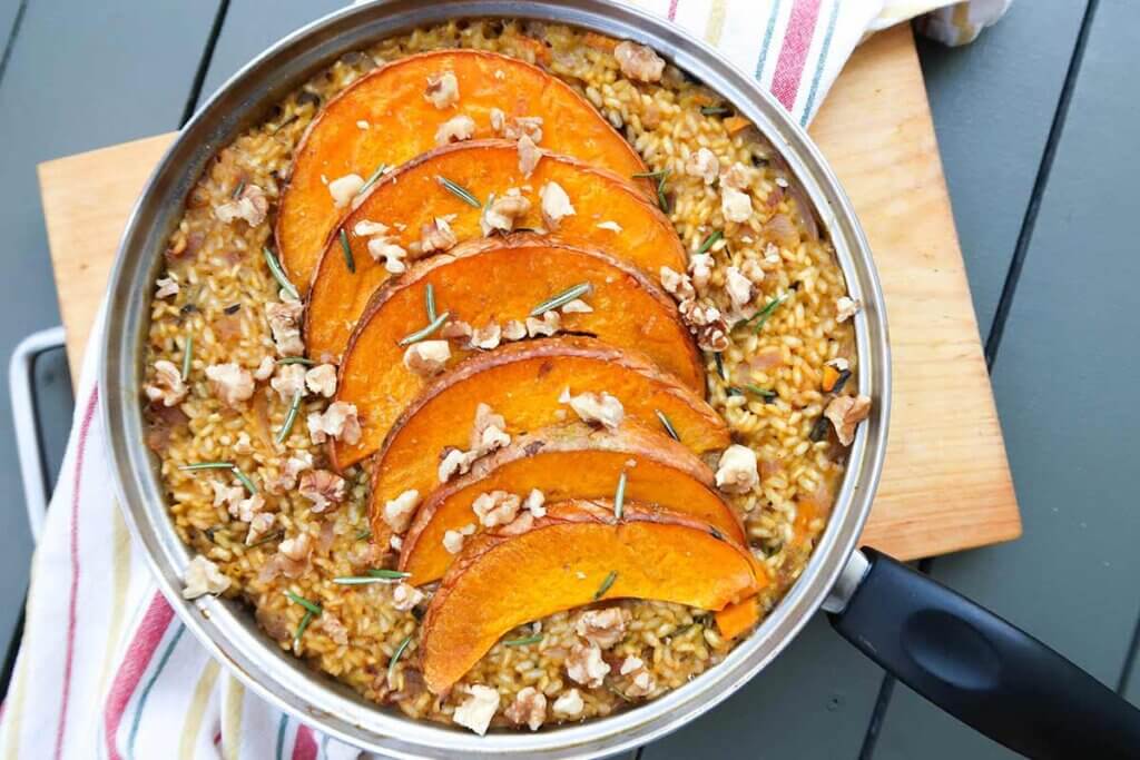 Kuerbisrisotto