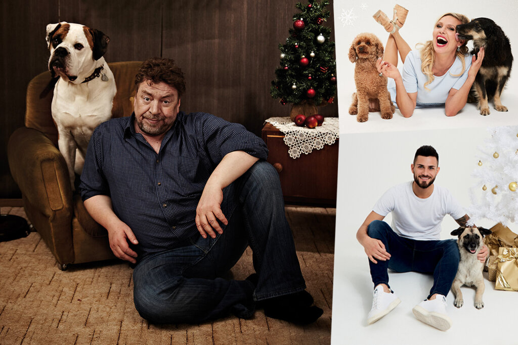 Tiere sind keine Weihnachtsgeschenke Promi Motive
