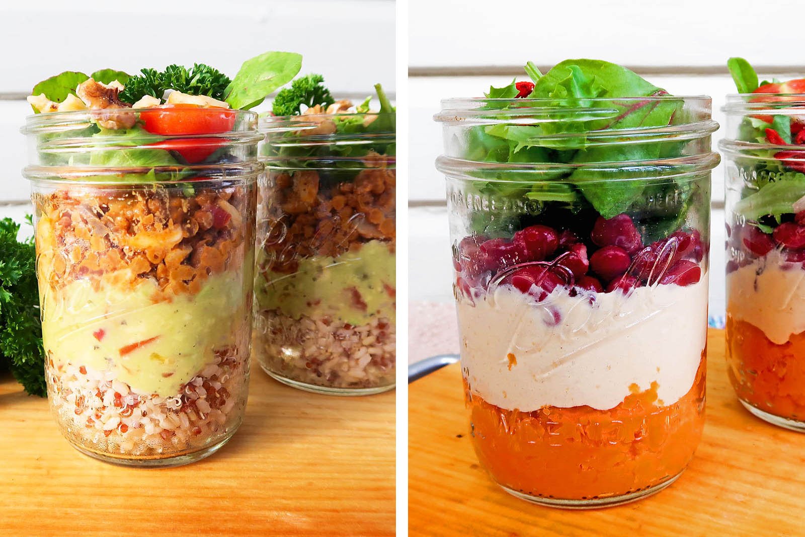 Gesund unterwegs: Salat-to-go-Ideen für jedermann