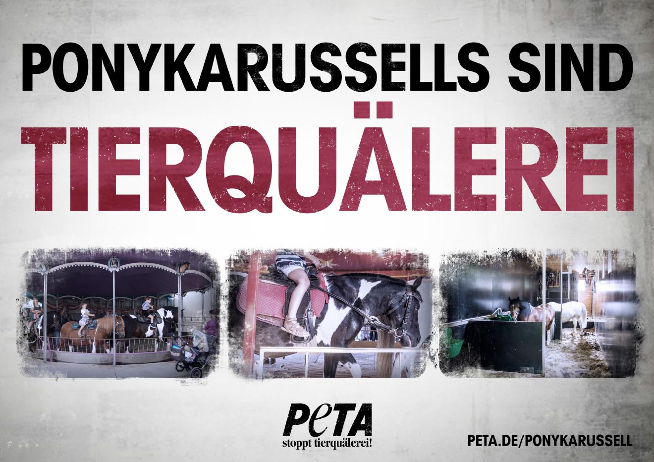 Mahnwache vor dem Ponykarussell – jetzt Demopaket bestellen!
