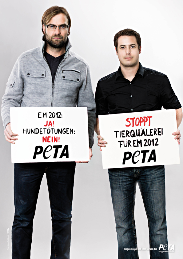 PETA Motiv Klopp und Ricken