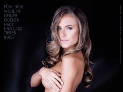 PETA Motiv Alena Gerber