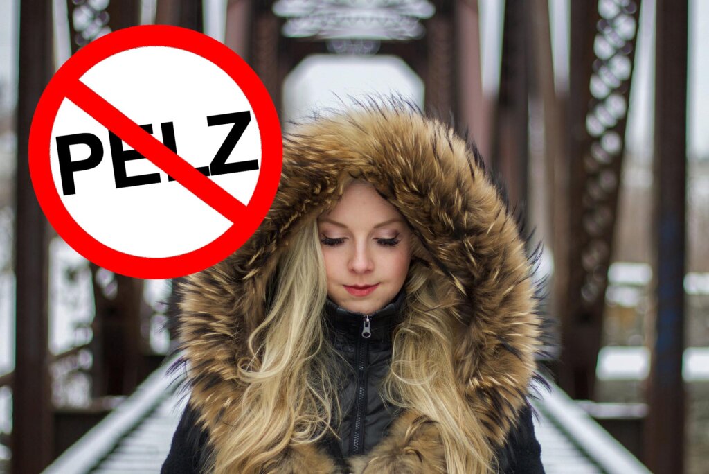 Frau im Pelzmantel
