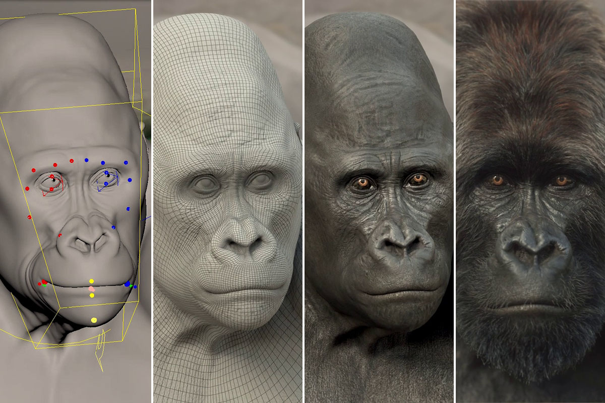 Jetzt Making-of-Video ansehen: So entsteht mit CGI ein Gorilla