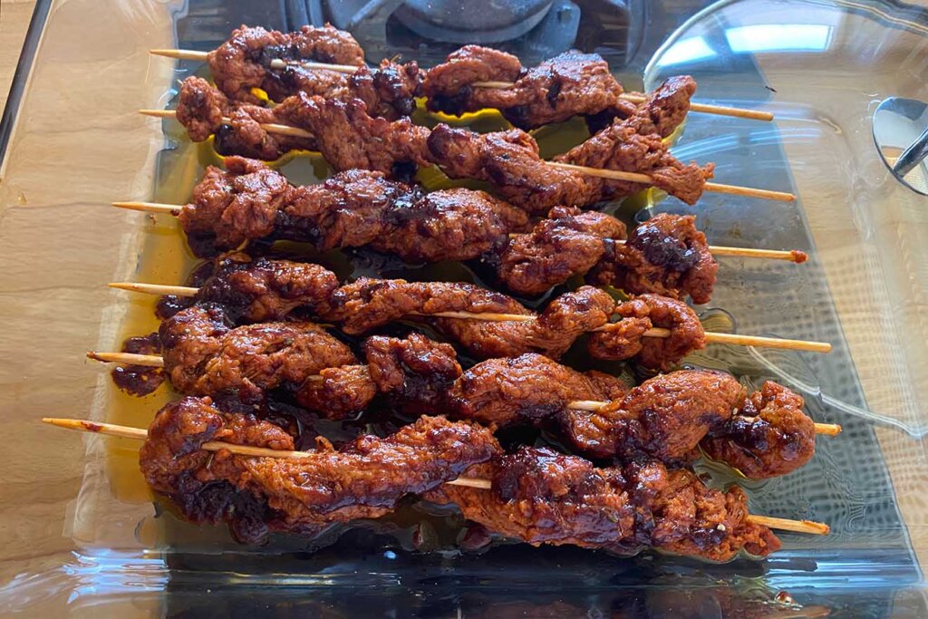 Vegane Grillfackeln