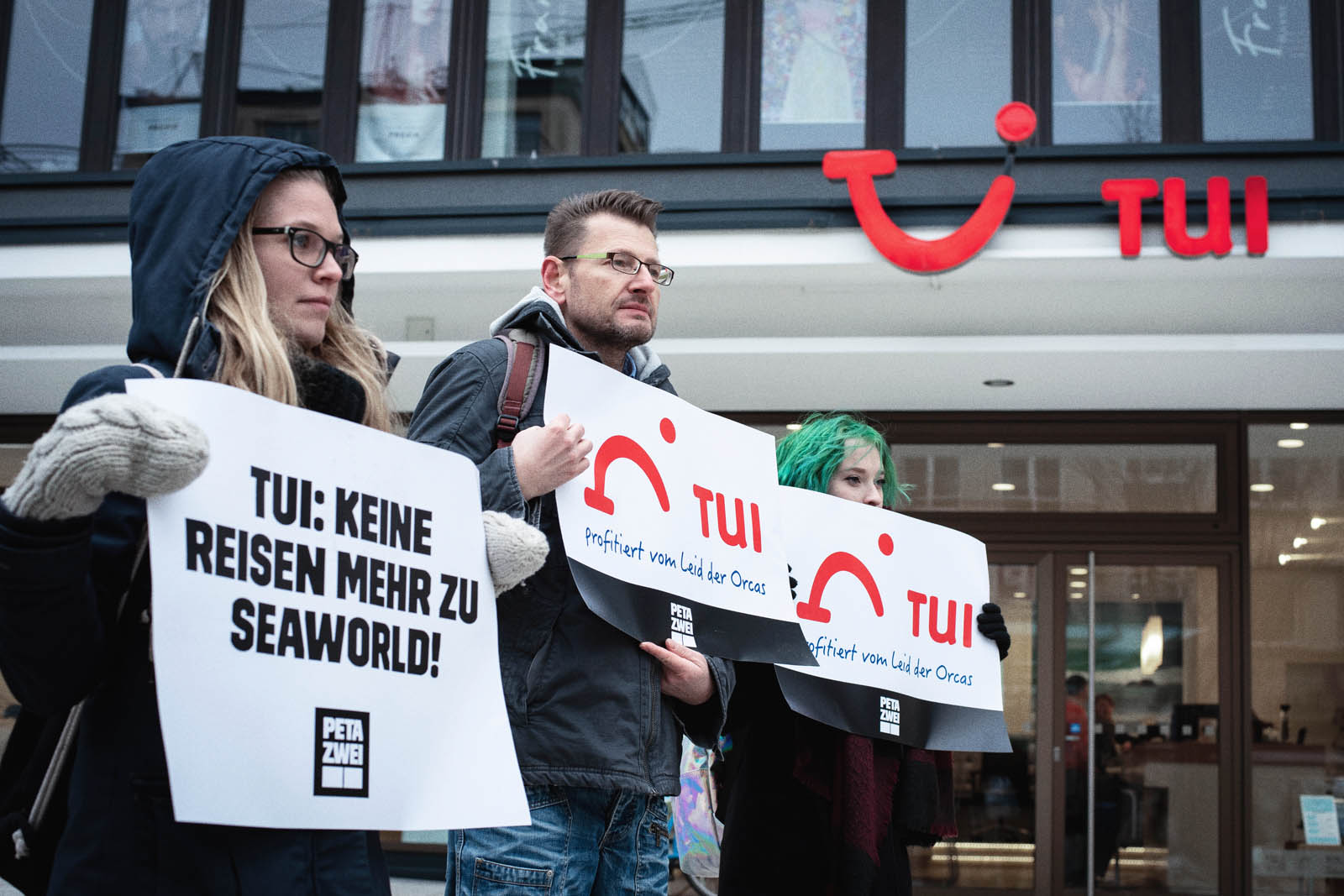 Demonstration gegen TUI