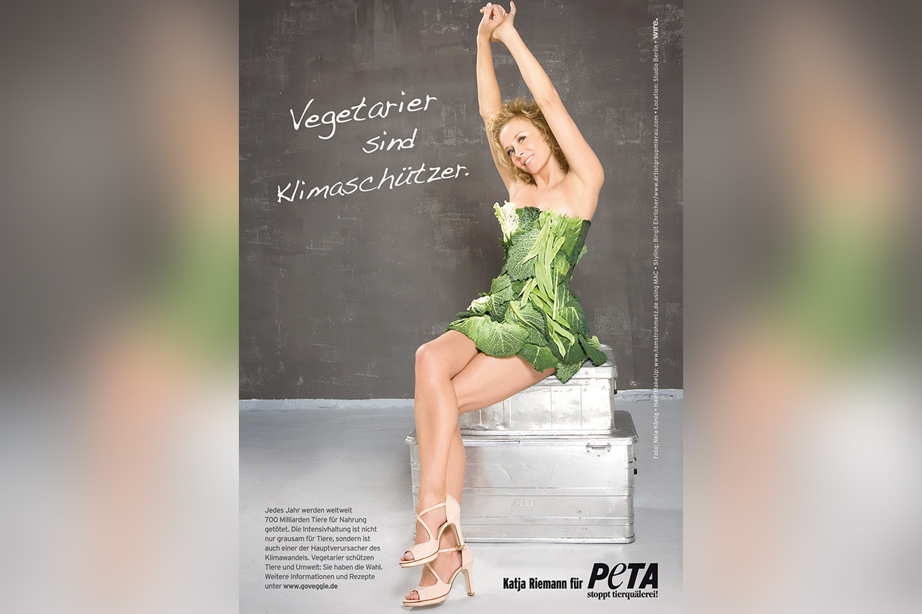 Katja Riemann: „Vegetarier sind Klimaschützer.“