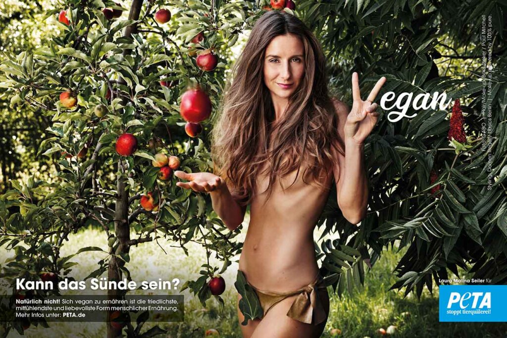 PETA Anzeige Laura Malina