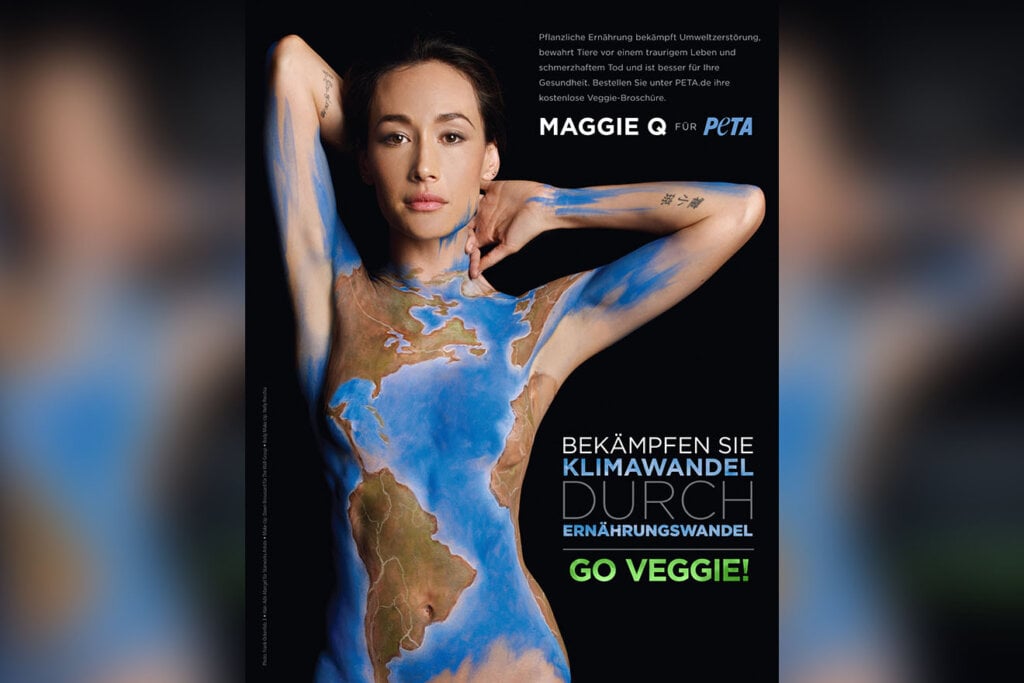PETA Motiv Maggie Q
