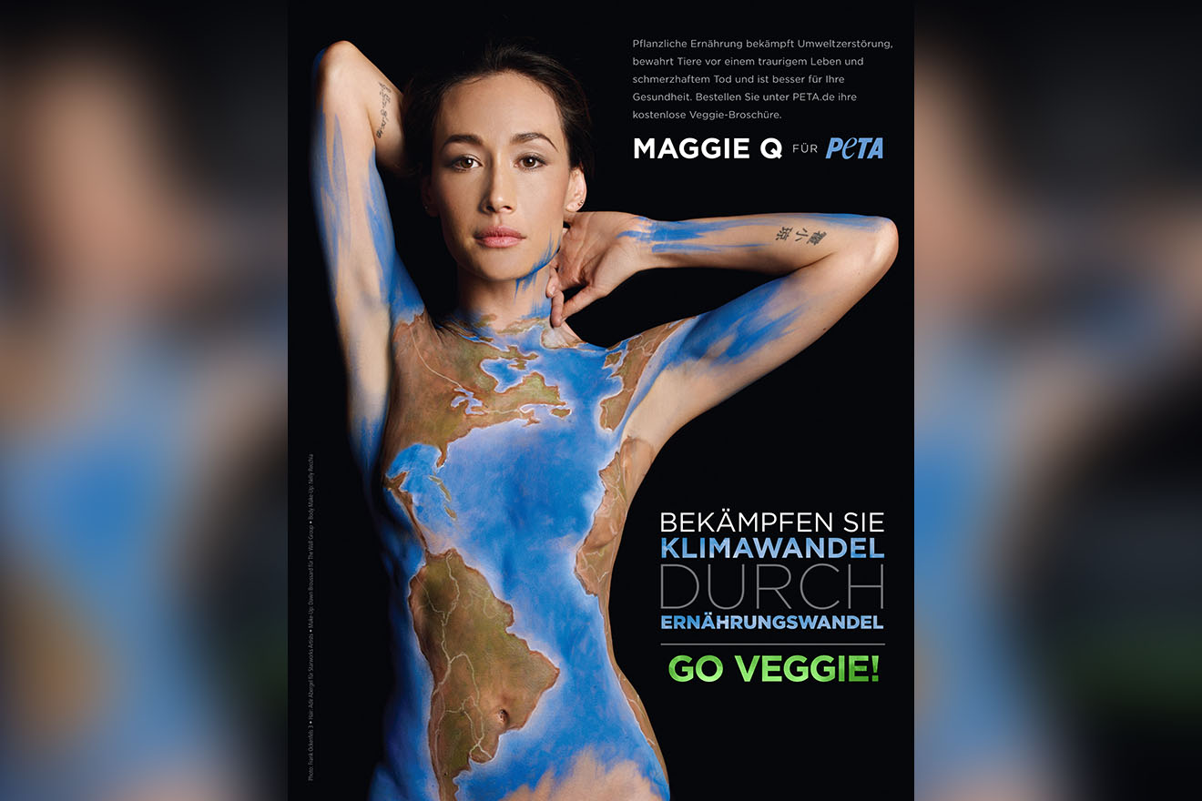 Maggie Q: Klimawandel durch Ernährungswandel bekämpfen