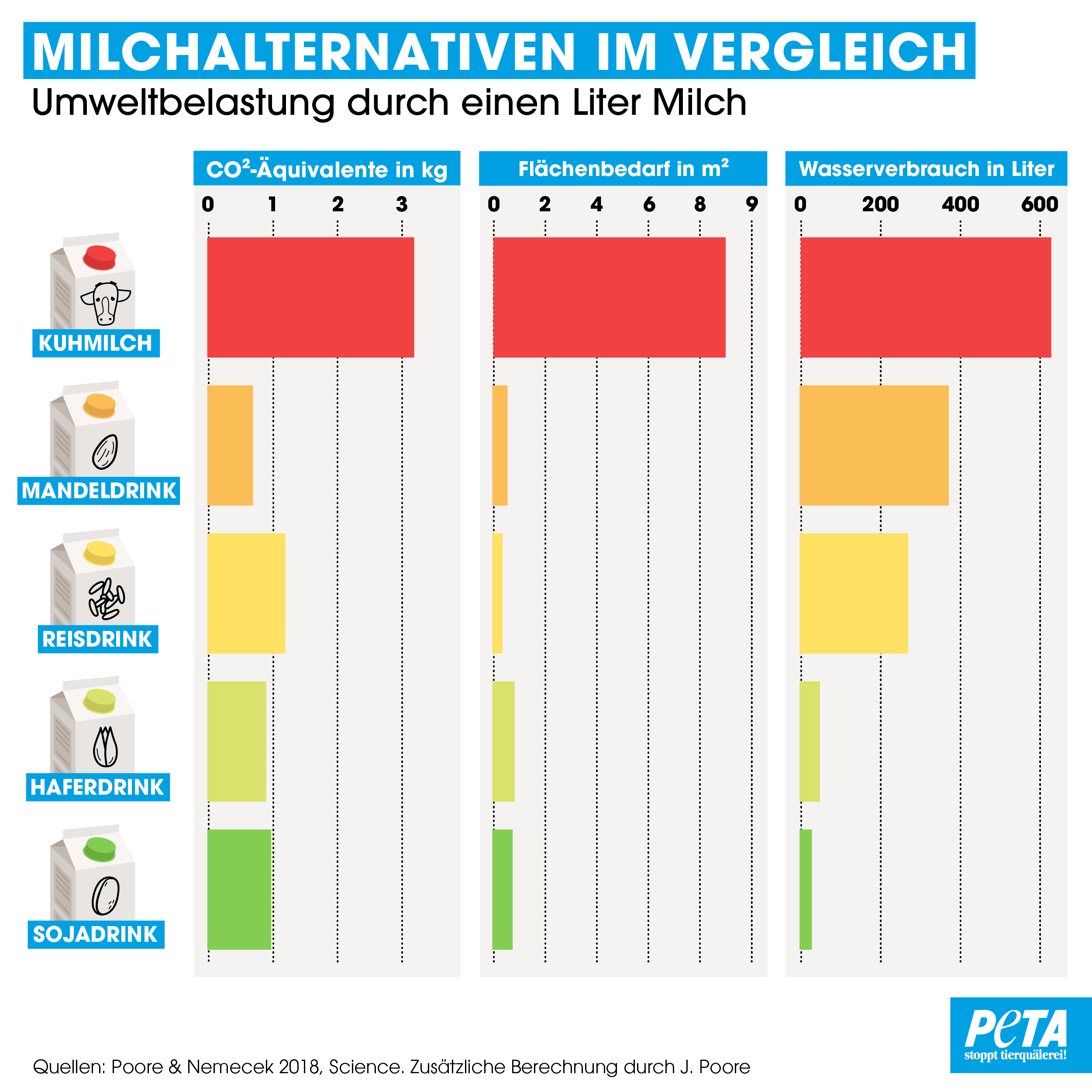 Milchersatz: Die 9 besten veganen Milchalternativen