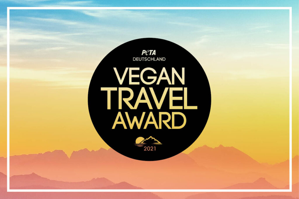 PETA Vegan Travel Award Logo