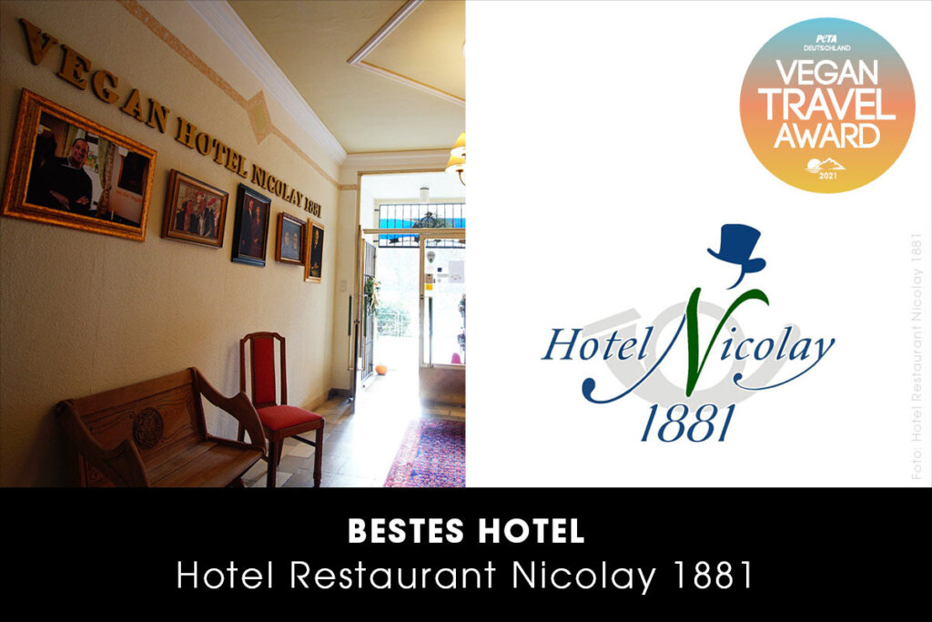 Vegan Travel Award Bestes Hotel - Hotel Nicolay