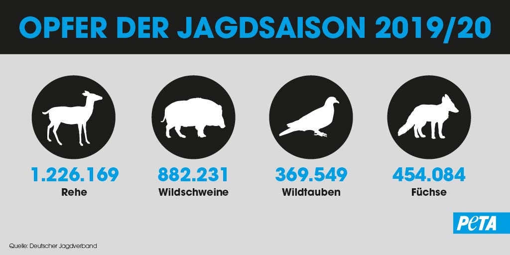 Grafik Opfer der Jagdsaison 2019 2020