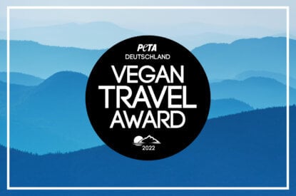 PETA Vegan Travel Award Logo