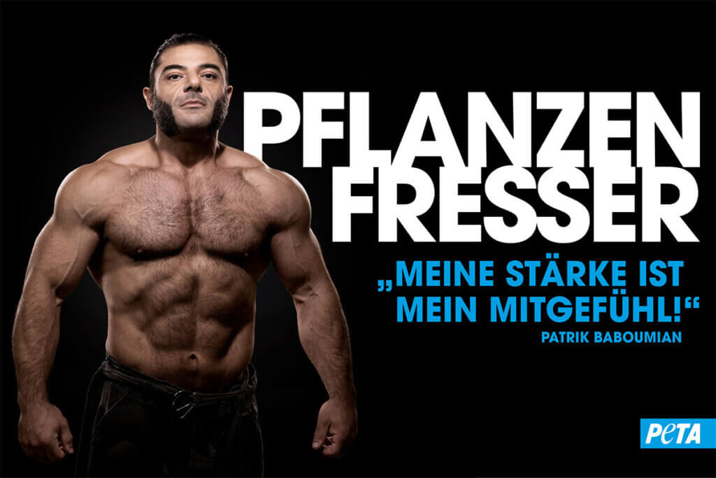 PETA Motiv Patrik Baboumian