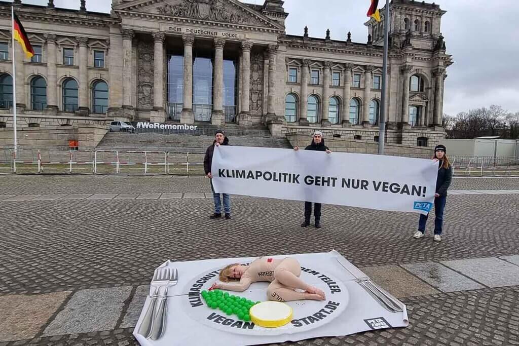 demonstration gegen die klimapolitik