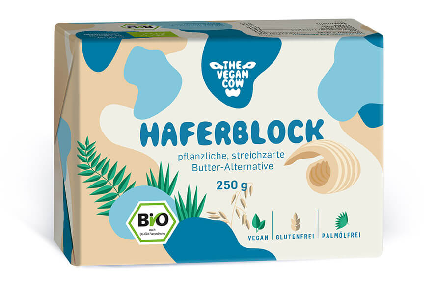 Vegane Butter-Alternative auf Haferbasis von THE VEGAN COW