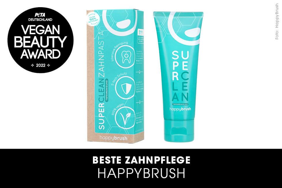 Vegan Beauty Award Beste Zahnpflege