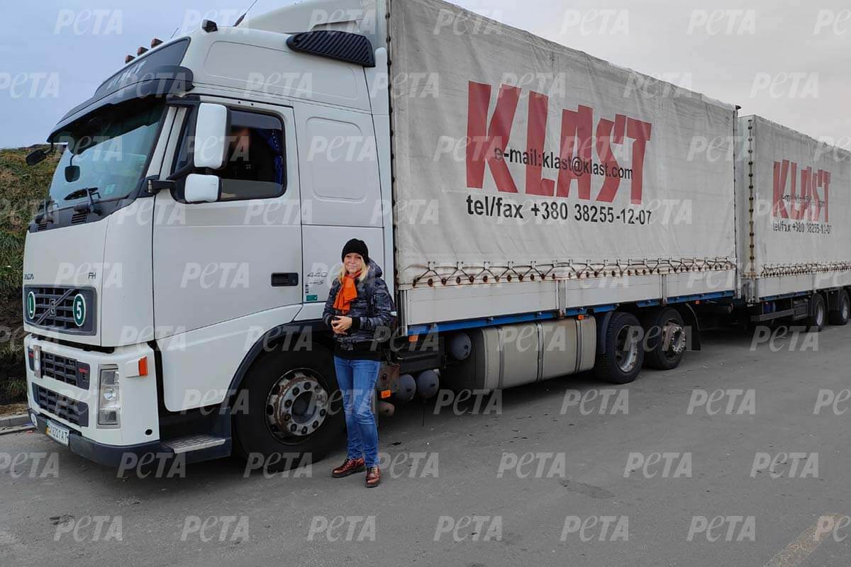 Hilfstransporter fuer Ukraine