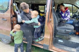 familie in der ukraine gerettet