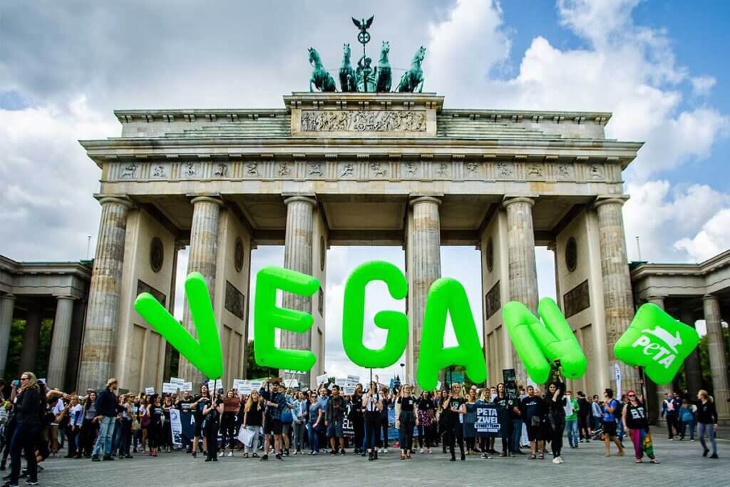 Animal Rights March in Berlin