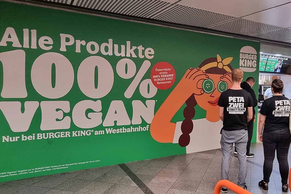 Weltneuheit: Burger King eröffnet reine Plant-based-Filiale in Wien