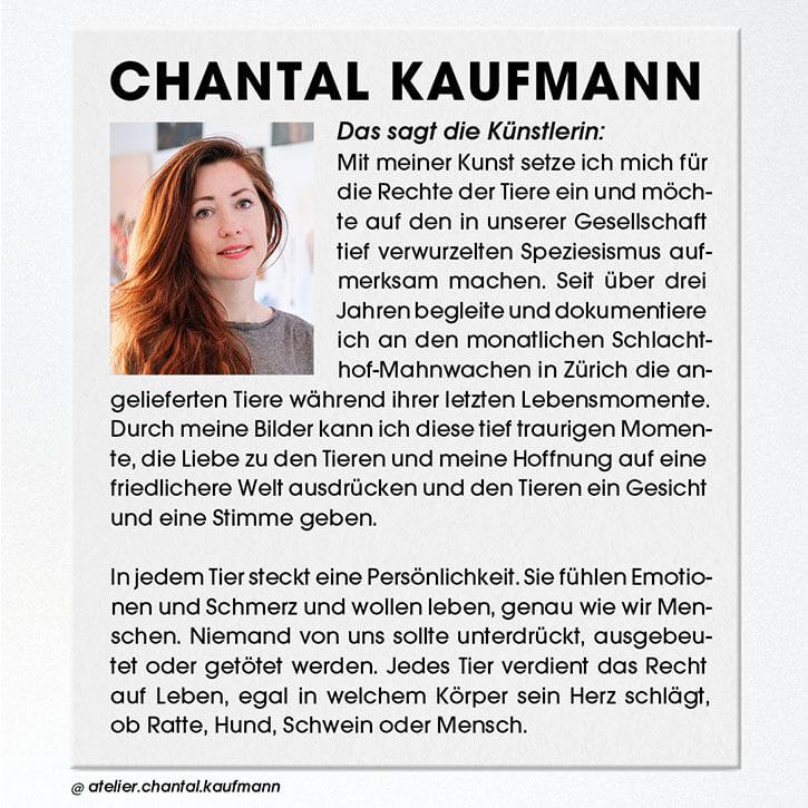 Chantal Kaufmann gegen Speziesismus