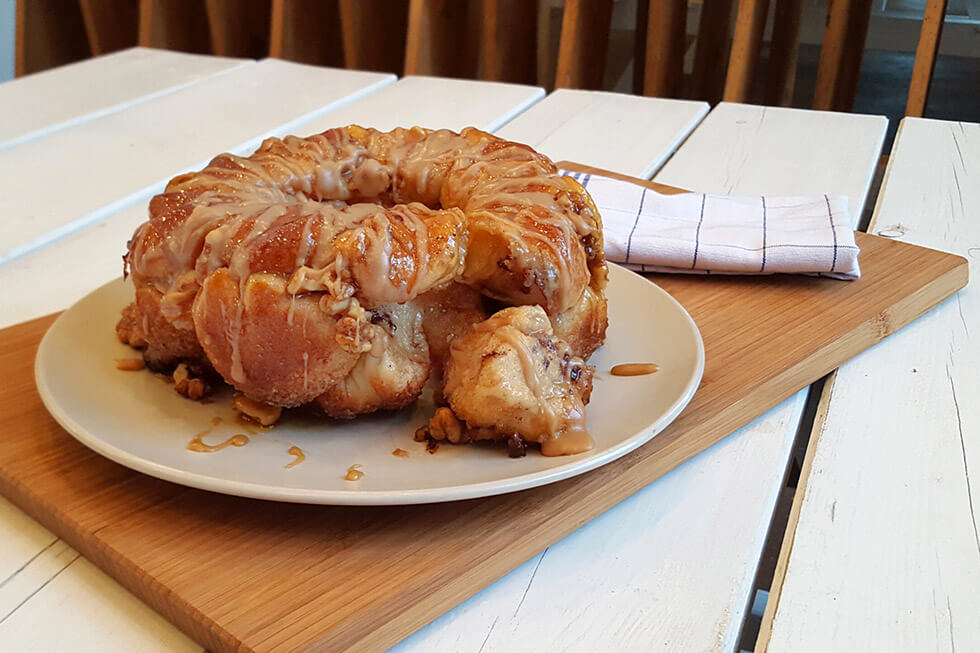 Veganes Monkey Bread aus Dosenbrötchen