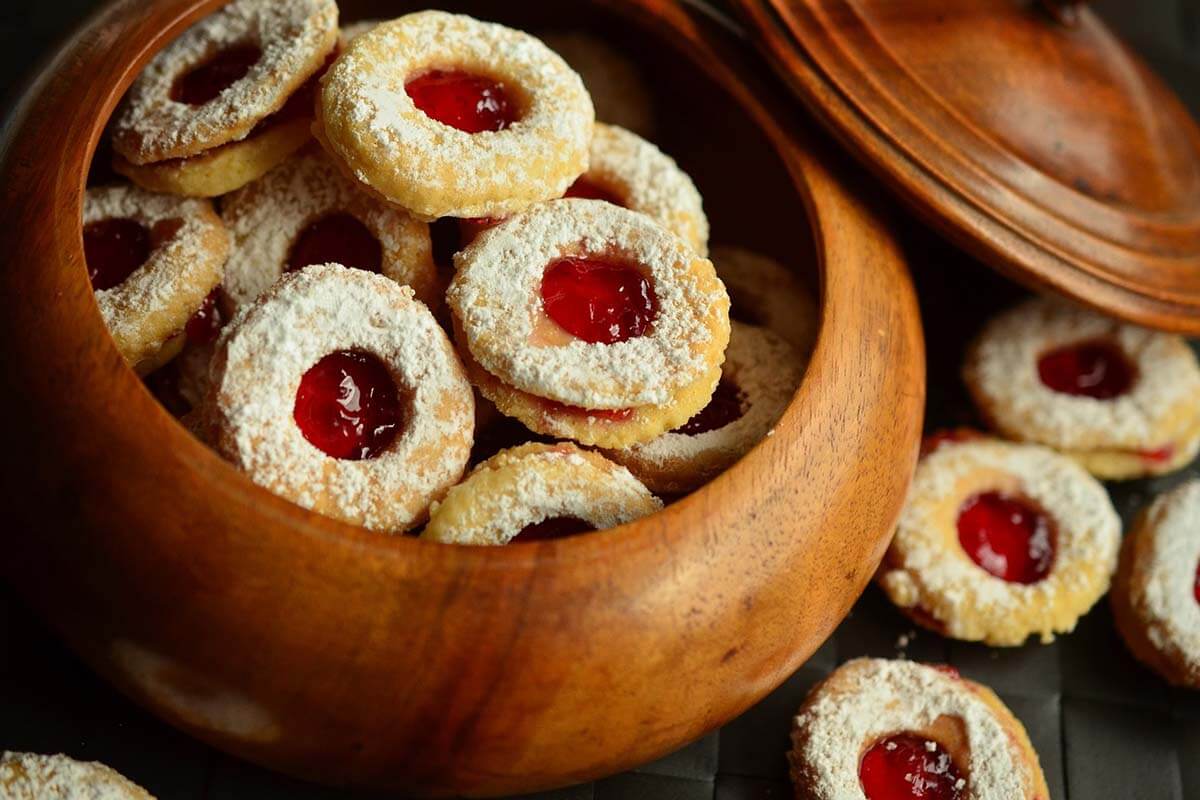 Juwelenplätzchen: Der Plätzchen-Klassiker in vegan