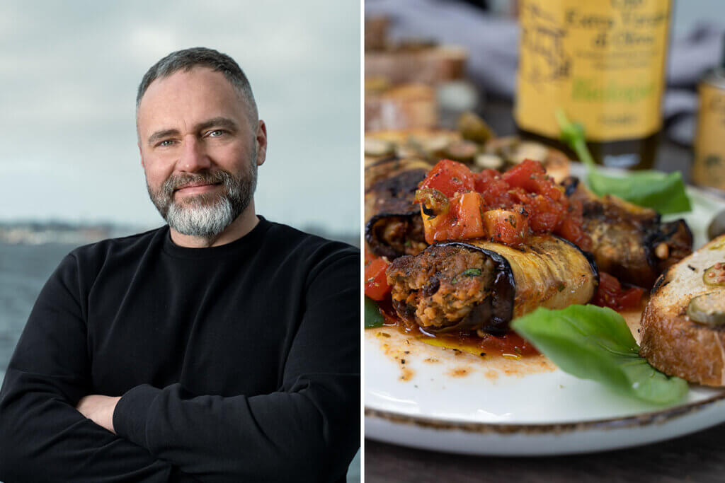 Alex Flohr Vegane Auberginenroellchen