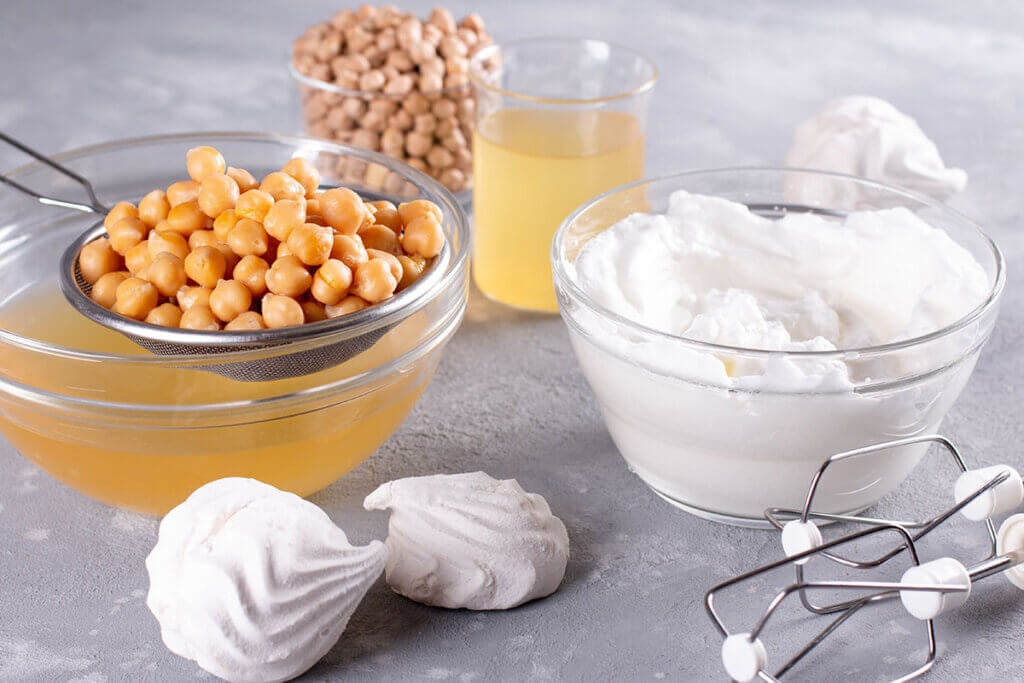 Aquafaba. Veganer Eischnee aus Kichererbsenwasser