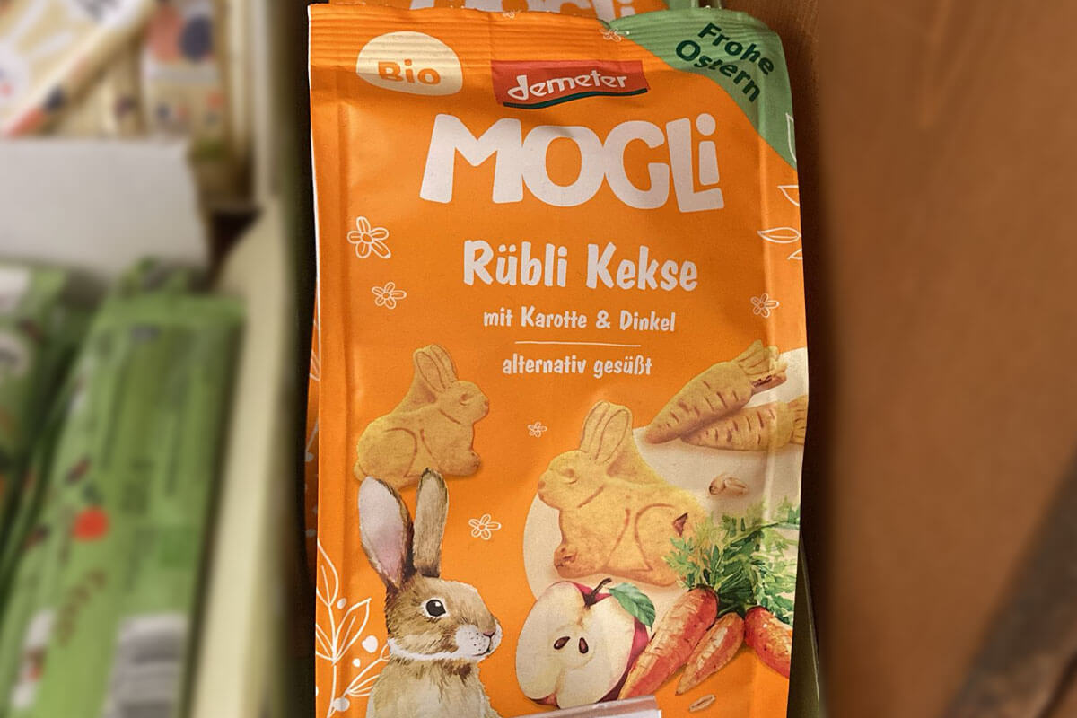 Ruebli Kekse mit Karotte und Dinkel von Demeter Mogli