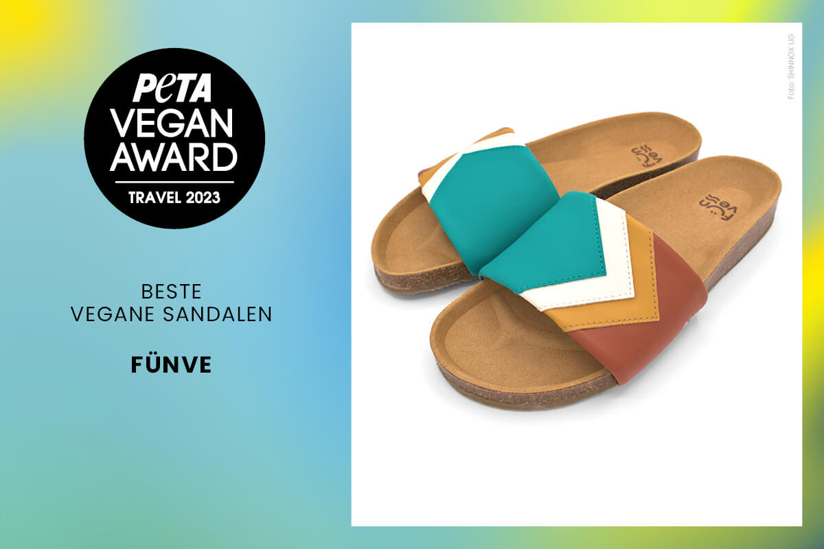 PETA Vegan Award Gewinner. Beste Sandale: Fuenve