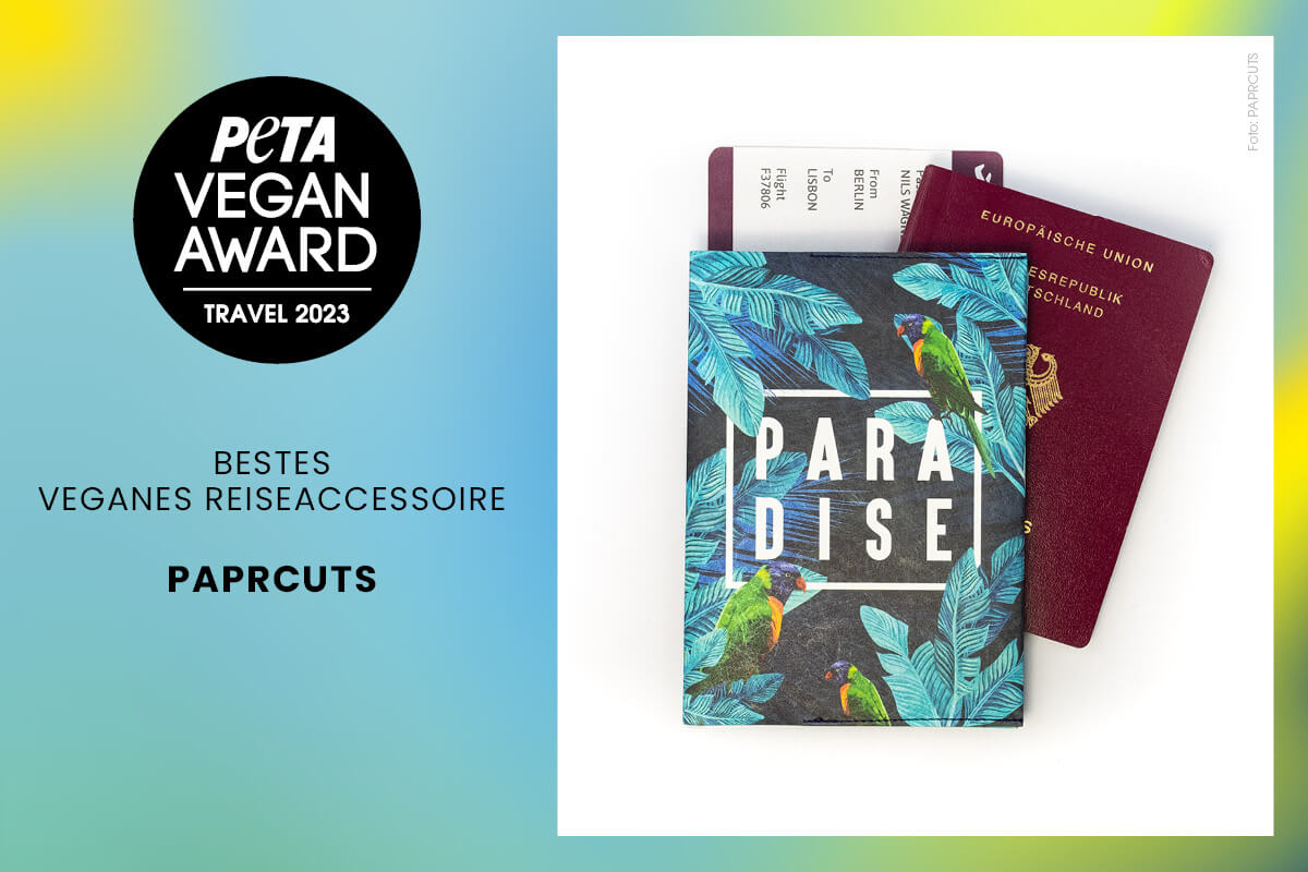 PETA Vegan Award Gewinner. Bestes Accessoire: Paprcuts