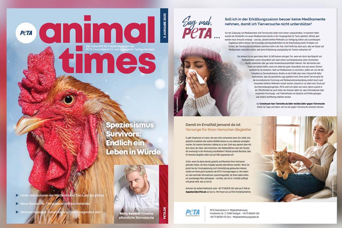PETAs Animal Times – Die Zeitschrift für engagierte Tierfreunde – 3. Ausgabe 2023