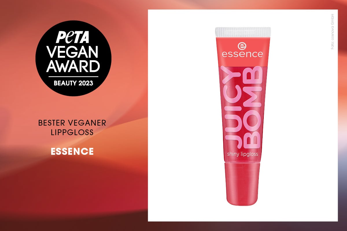 PETA Award Beauty. Bester veganer Lippgloss