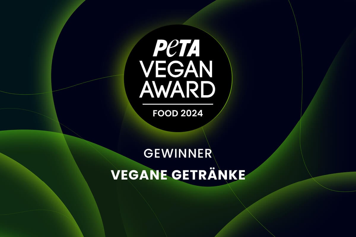 PETA Vegan Award Food Logo Getraenke