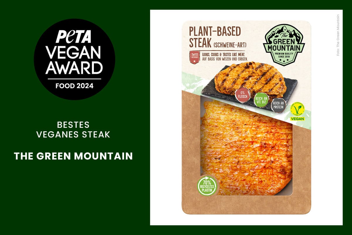 PETA Vegan Award Food Fisch und Fleisch Green Mountain