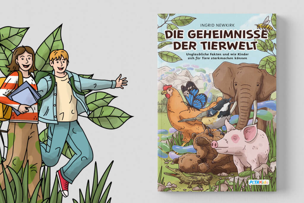 Buch Cover vom buch "Geheimnisse der Tierwelt" von Ingrid Newkirk