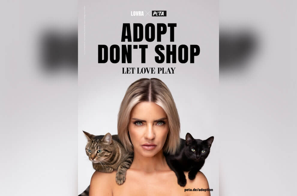 DJane Lovra für PETA-Kampagne