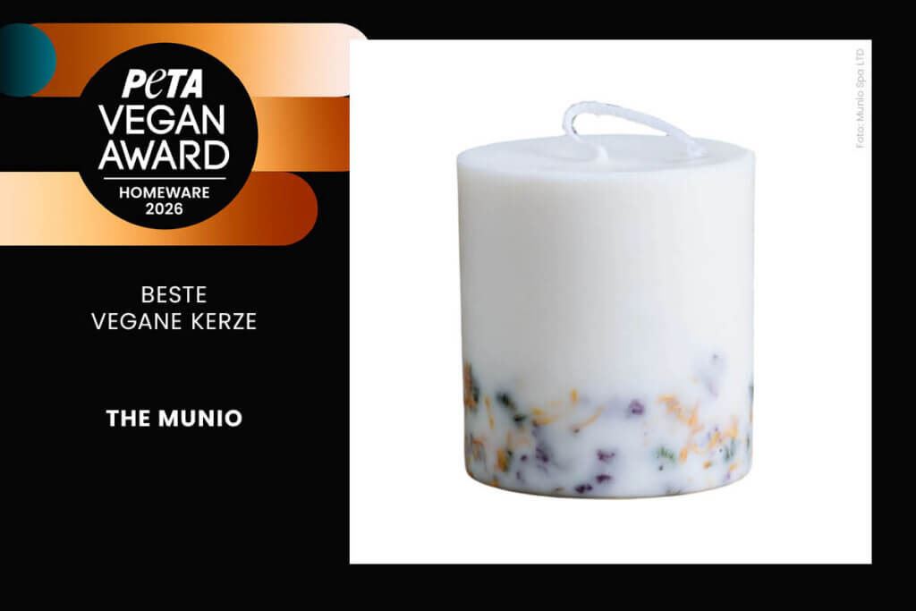 Gewinner PETA Vegan Award 2026 Homeware: MUNIO