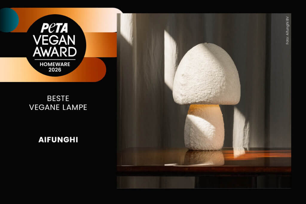 Gewinner PETA Vegan Award 2026 Homeware: Aifunghi